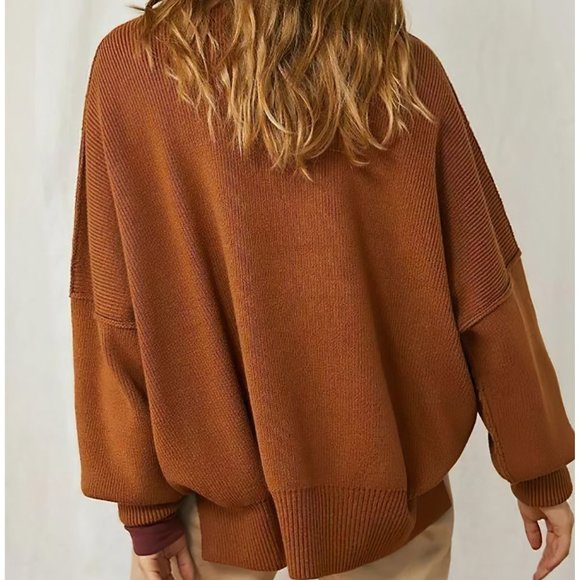 Free People Womens Easy Street Tunic Rust - Picture 3 of 10